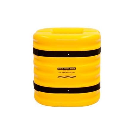 Justrite Eagle Column Protector, 12" Column Opening, 24" High, Yellow 172412
